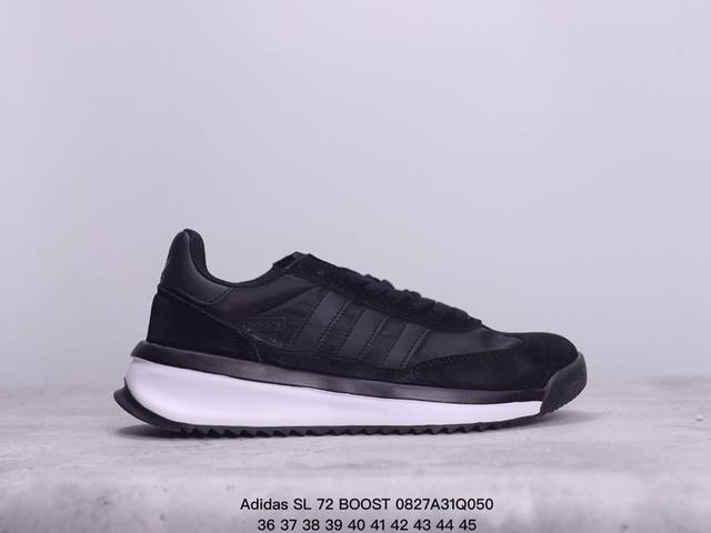 公司级阿迪达斯adidas Sl 72 Boost 三叶草复古休闲跑步鞋休闲运动鞋 货号:Ji2504 尺码:36-45 xm0827Q050