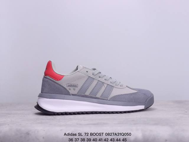 公司级阿迪达斯adidas Sl 72 Boost 三叶草复古休闲跑步鞋休闲运动鞋 货号:Ji2504 尺码:36-45 xm0827Q050