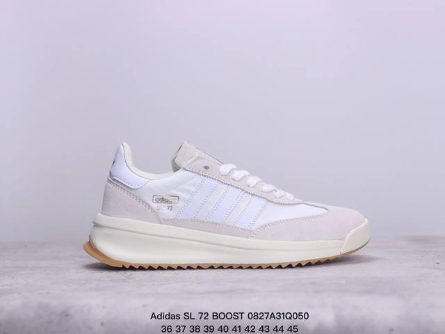 公司级阿迪达斯adidas Sl 72 Boost 三叶草复古休闲跑步鞋休闲运动鞋 货号:Ji2504 尺码:36-45 xm0827Q050