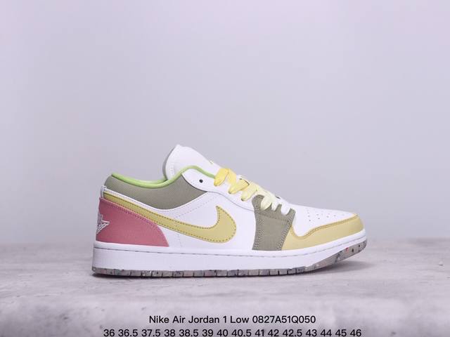 公司级耐克nike Air Jordan 1 Lowaj1乔丹一代中帮经典复古文化休闲运动篮球鞋 货号:Dn1635-200 尺码:36 36.5 37.5 3