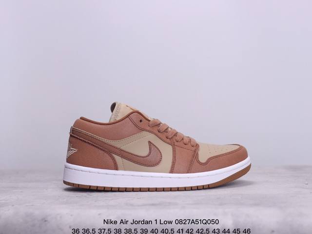 公司级耐克nike Air Jordan 1 Lowaj1乔丹一代中帮经典复古文化休闲运动篮球鞋 货号:Dn1635-200 尺码:36 36.5 37.5 3