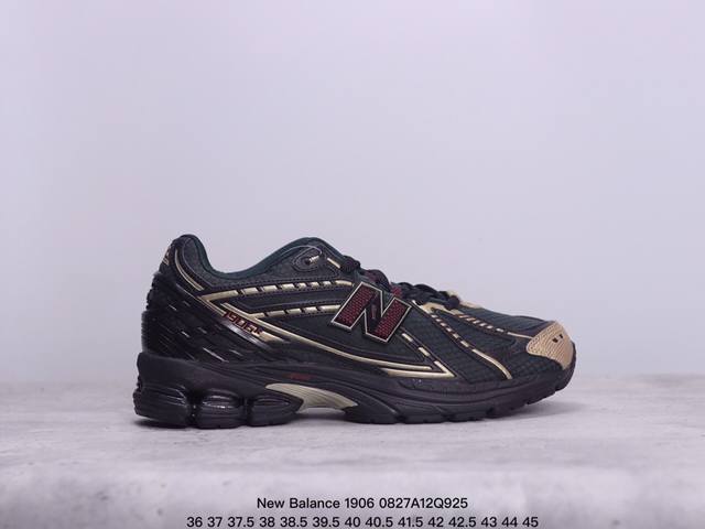 公司级真标带半码！ 新百伦new Balance 1906 复古跑鞋 小红书爆款 Nb1906这双鞋确实是nb家经典复古款式之一，以全新科技诠释，成功打造190