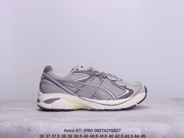 亚瑟士asics Gt-2 复古简约 织物合成革减震防滑耐磨 低帮 休闲跑步鞋 xm0827Q627