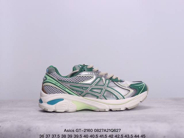 亚瑟士asics Gt-2 复古简约 织物合成革减震防滑耐磨 低帮 休闲跑步鞋 xm0827Q627