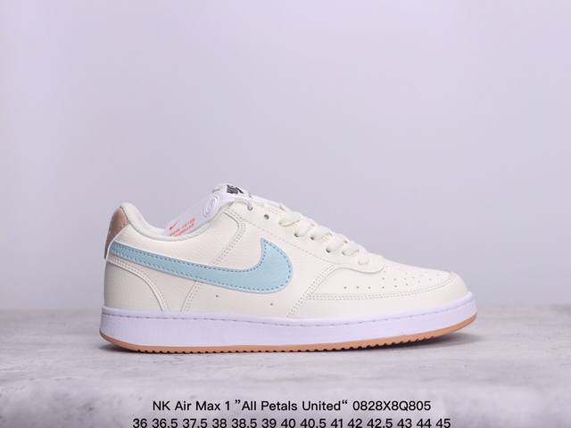 Nk Air Max 1 ”Aii Petals United“ 白蓝绿 复古气垫跑鞋 鞋型清洁度品控完美 正确鞋型 回弹pu模嵌入开窗气垫装置 货号：Fq02