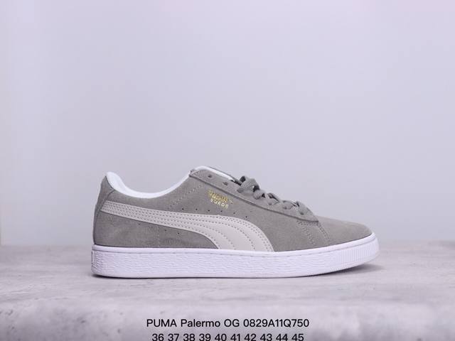 彪马puma Palermo Og 防滑耐磨低帮德训板鞋 男女同款运动鞋，Army Trainer Og休闲鞋沿用德训鞋经典外观 鞋身和鞋舌分别添加了品牌标志性