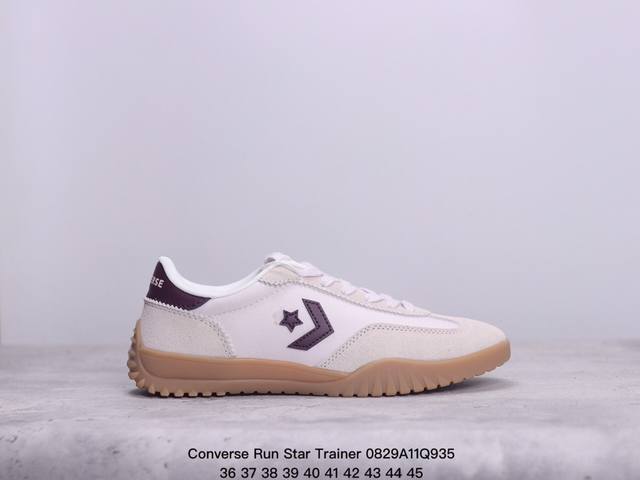 匡威 Converse Run Star Trainer 系列流星复古运动鞋 复古基础百搭休闲德训运动鞋 采用尼龙面料+翻毛 透气复古运动鞋 记忆泡沫鞋垫 齿状