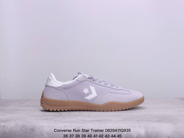 匡威 Converse Run Star Trainer 系列流星复古运动鞋 复古基础百搭休闲德训运动鞋 采用尼龙面料+翻毛 透气复古运动鞋 记忆泡沫鞋垫 齿状