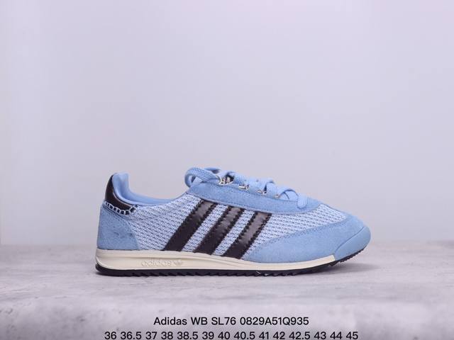 公司级阿迪达斯adidas Wb Sl76 三叶草复古休闲网面透气跑步鞋休闲运动鞋 货号：Ih9906 尺码：36 36.5 37 38 38.5 39 40