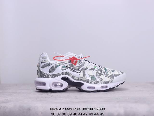 真标nike Air Max Puls 舒适百搭时尚 透气 低帮生活休闲 货号:Fv6264-001 尺码:36-45 xm0831Q898