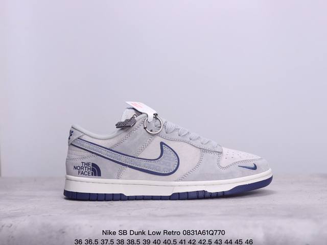 耐克nike Sb Dunk Low Retro 扣篮系列 复古低帮休闲运动滑板板鞋 采用脚感柔软舒适zoomair气垫 有效吸收滑板等极限运动在落地时带来的冲