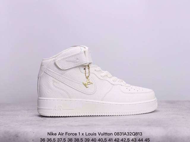 公司级nike Air Force 1 High X Louis Vuitton 原楦头原纸板 打造纯正高帮空军版型 专注外贸渠道 全掌内置蜂窝气垫 原盒配件 - 点击图像关闭