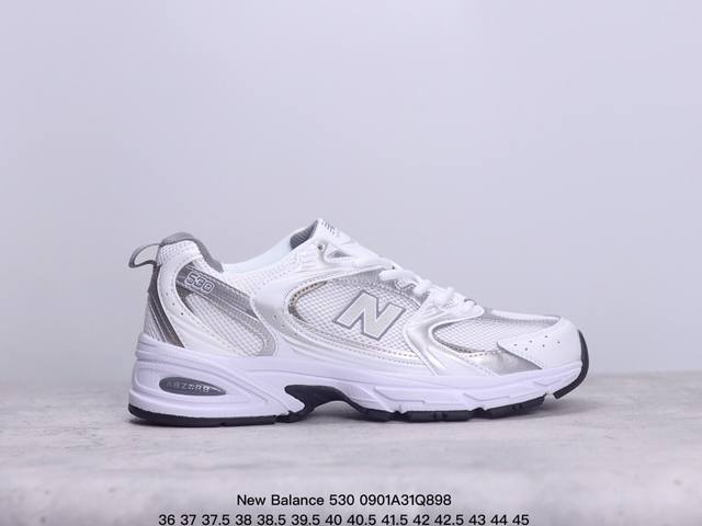 真标 新百伦 Nb530 New Balance 530 复跑古鞋nb530这鞋双确实是nb家经复典古款式之一，以全科新技诠释，成打功造530鞋款。鞋面保在持5