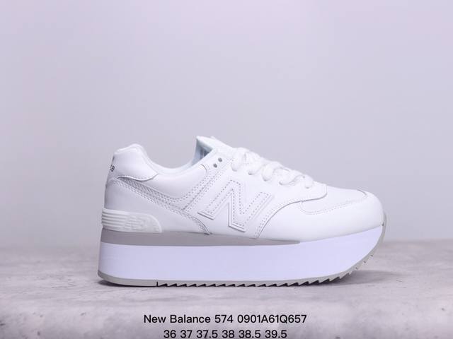 New Balance Nb574官方24年新款女百搭舒适运动厚底增高鞋 xm0901Q657