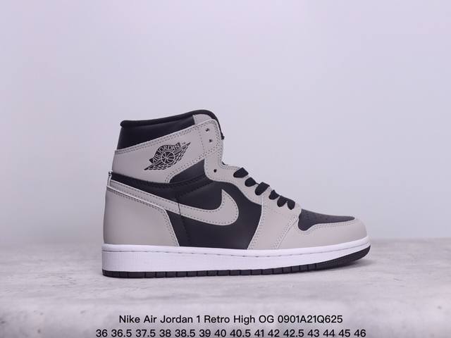 耐克 Nike Air Jordan 1 Retro High Og 乔丹一代篮球鞋复刻运动鞋 皮面高帮板鞋的设计灵感源自运动夹克，带你重温入选球队时刻。采用经