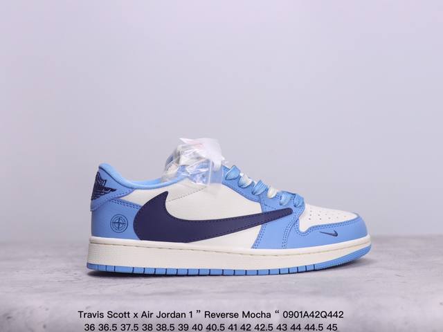 公司级aj1倒勾travis Scott X Air Jordan 1 ” Reverse Mocha “ Aj1乔1 Ts 闪电 联名倒钩 低帮文化篮球鞋 完 - 点击图像关闭