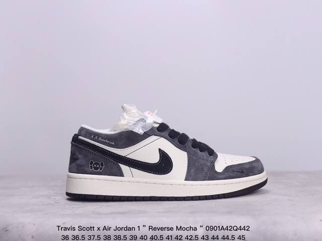 公司级aj1倒勾travis Scott X Air Jordan 1 ” Reverse Mocha “ Aj1乔1 Ts 闪电 联名倒钩 低帮文化篮球鞋 完 - 点击图像关闭