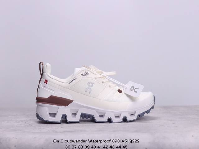 公司级on昂跑cloudwander Waterproof男女款户外徒步登山鞋 尺码:36-45 xm0902Q222