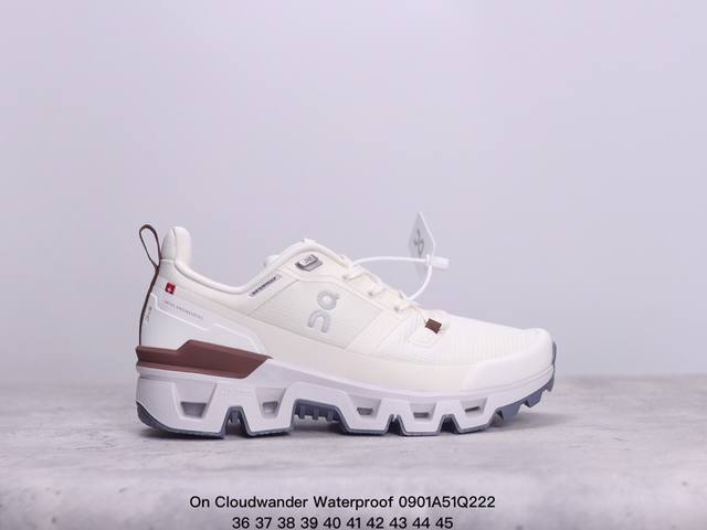 公司级on昂跑cloudwander Waterproof男女款户外徒步登山鞋 尺码:36-45 xm0902Q222