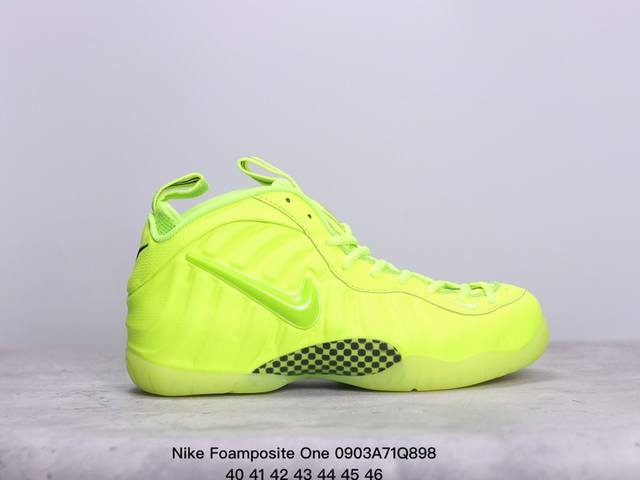 公司级nike Foamposite One 喷泡 中帮 复古篮球鞋 货号:624041-700 尺码:40-46 xm0903Q898