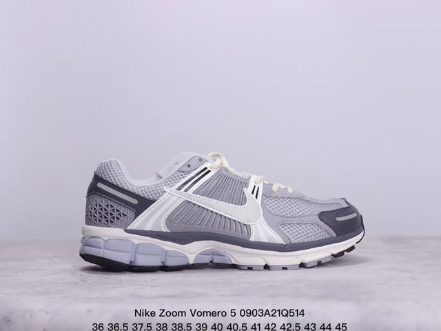 Nike 耐克夏季 Zoom Vomero 5 运动鞋休闲训练跑步鞋 nike Zoom Vomero 5 男女子运动鞋妥帖包覆足部，提供透气支撑效果。耐穿材料