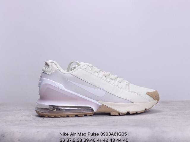 公司级nike Air Max Pulse 百搭单品 半掌气垫 缓震跑步鞋 这款nike Air Max Pulse鞋款采用photon Dust、Reflec