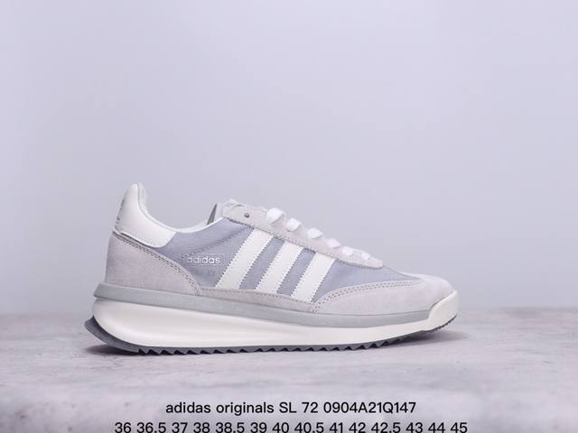 阿迪达斯 Adidas Originals Sl 72 百搭潮流 轻松舒适防滑耐磨低帮 生活休闲鞋 xm0904Q147