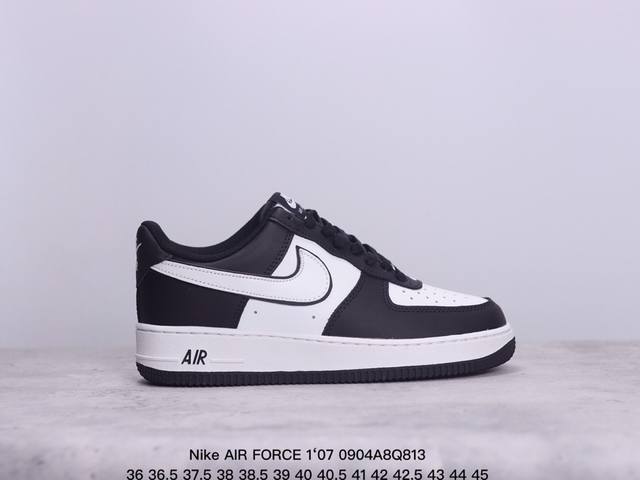 真标耐克nike Air Force 1‘07 空军一号低帮百搭休闲运动板鞋。柔软、弹性十足的缓震性能和出色的中底设计，横跨复古与现代的外型结合，造就出风靡全球