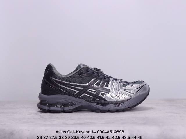 公司级asics Gel-Kayano 14 公司级版本 银灰绿 亚瑟士运动休闲透气专业跑鞋 采用工程弹性双层再生针织密度鞋面材质 后跟3D可视gel缓震乳胶物 - 点击图像关闭