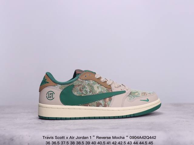 公司级aj1倒勾travis Scott X Air Jordan 1 ” Reverse Mocha “ Aj1乔1 Ts 闪电 联名倒钩 低帮文化篮球鞋 完 - 点击图像关闭