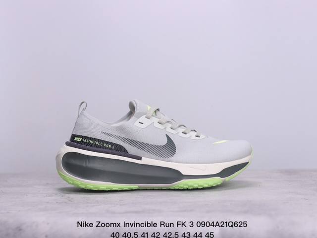 公司级nike Zoomx Invincible Run Fk 3 Fp休闲运动慢跑鞋 货号:Fq5027-001 尺码:40 40.5 41 42 42.5