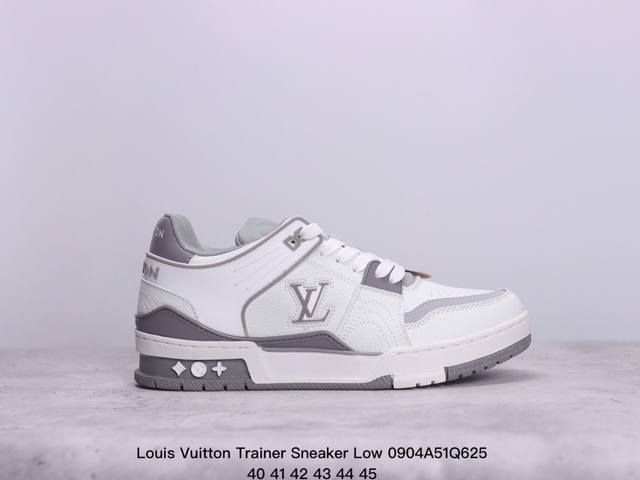 公司级全新lv路易威登louis Vuitton Trainer Sneaker Low休闲运动文化百搭板鞋 尺码:如图 xm0904Q625