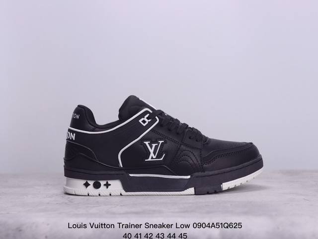 公司级全新lv路易威登louis Vuitton Trainer Sneaker Low休闲运动文化百搭板鞋 尺码:如图 xm0904Q625