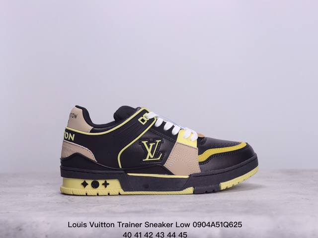 公司级全新lv路易威登louis Vuitton Trainer Sneaker Low休闲运动文化百搭板鞋 尺码:如图 xm0904Q625