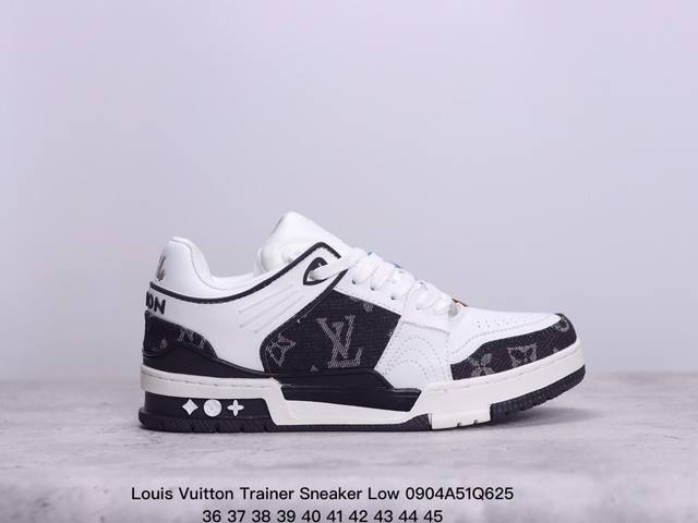 公司级全新lv路易威登louis Vuitton Trainer Sneaker Low休闲运动文化百搭板鞋 尺码:如图 xm0904Q625