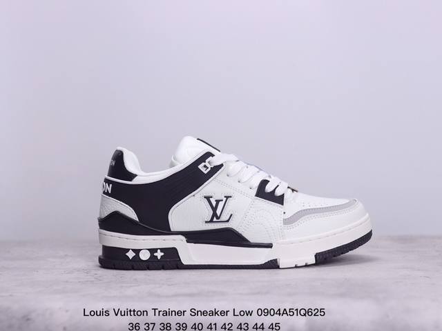 公司级全新lv路易威登louis Vuitton Trainer Sneaker Low休闲运动文化百搭板鞋 尺码:如图 xm0904Q625