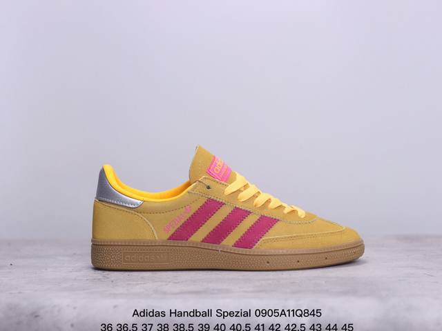 Adidas Handball Spezial 三叶草手球特别版圣帕特里克节联名款 全鞋采用yezzy500一样的皮料 进口长绒皮，特殊工艺技术 原盒包装 牛筋