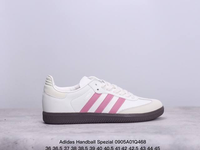 阿迪达斯 Adidas Handball Spezial 三叶草学院风橡胶底柔复古休闲板鞋 Ie3403 码数：36 36.5 37 38 38.5 39 40