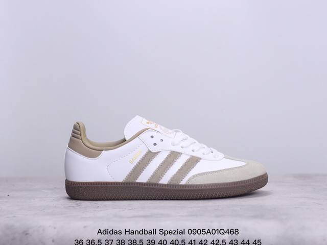 阿迪达斯 Adidas Handball Spezial 三叶草学院风橡胶底柔复古休闲板鞋 Ie3403 码数：36 36.5 37 38 38.5 39 40