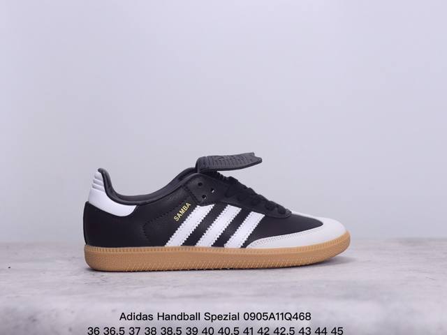 阿迪达斯 Adidas Handball Spezial 三叶草学院风橡胶底柔复古休闲板鞋 Ie3403 码数：36 36.5 37 38 38.5 39 40