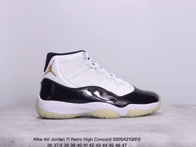 真标nike Air Jordan 11 Retro High Concord 耐克 Aj11代迈克尔 乔丹低帮运动文化篮球鞋 货号:378037 006 尺码 - 点击图像关闭