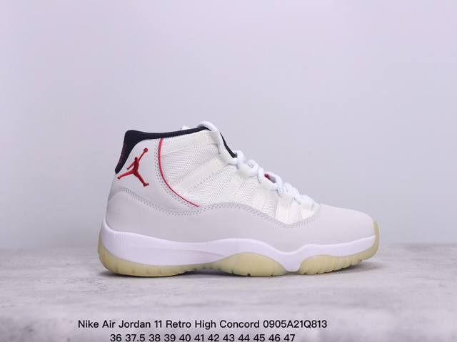 真标nike Air Jordan 11 Retro High Concord 耐克 Aj11代迈克尔 乔丹低帮运动文化篮球鞋 货号:378037 006 尺码 - 点击图像关闭