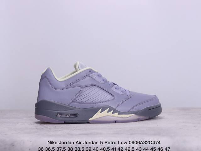 公司级nike Jordan Air Jordan 5 Retro Low Cny 皮革 舒适百搭 防滑 耐磨 低帮 复古篮球鞋 货号:819951 003 尺