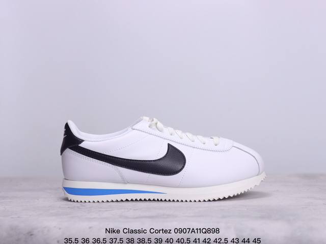 公司级nike Classic Cortez 耐克经典轻便舒适男子阿甘鞋休闲跑步鞋运动鞋 纯粹而执着的精神 使得cortez种在了一代人的心里 无论是否喜欢它复