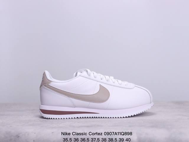 公司级nike Classic Cortez 耐克经典轻便舒适男子阿甘鞋休闲跑步鞋运动鞋 纯粹而执着的精神 使得cortez种在了一代人的心里 无论是否喜欢它复