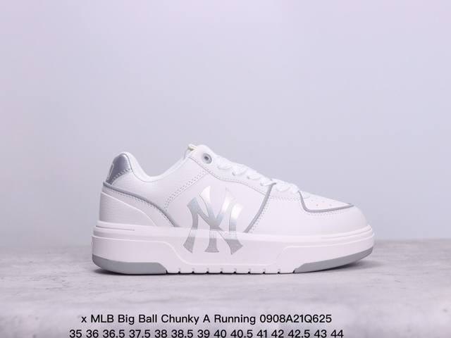 公司级korea韩国ss19限定发售ny美国榄球洋基队限定 X Mlb Big Ball Chunky A Running厚底老爹厚底休闲运动慢跑鞋 货号:3A