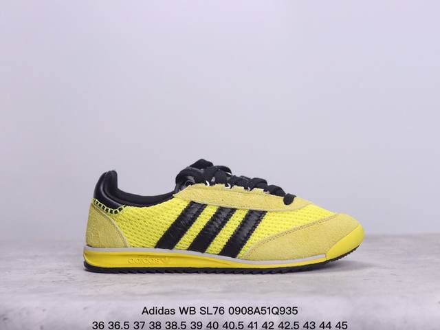 公司级阿迪达斯adidas Wb Sl76 三叶草复古休闲网面透气跑步鞋休闲运动鞋 货号:Ih9906 尺码:36 36.5 37 38 38.5 39 40