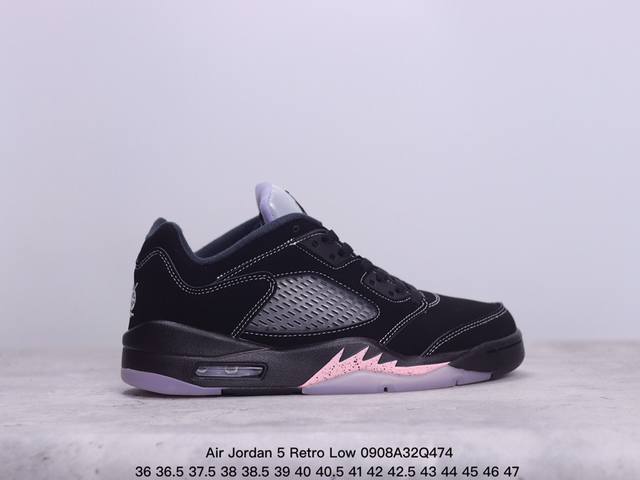 公司级 Air Jordan 5 Retro Low Aj5低帮系列 火焰白红 外形灵感来源于第二次世界大战期间美国最为著名的野马战斗机涂装，中底侧面带有战斗机