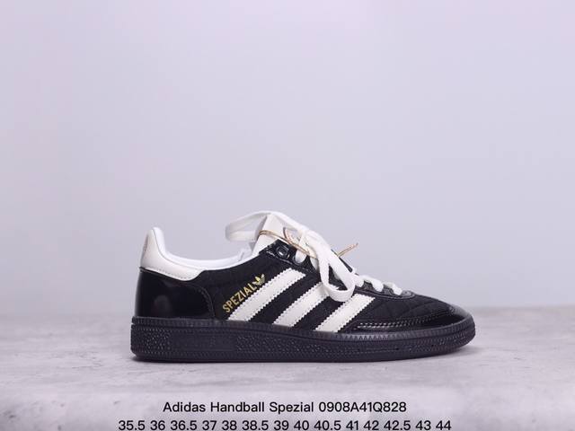 公司级adidas Handball Spezial 复古单品阿迪达斯经典款复古休闲板鞋 #原厂原档案开发出品 皮料切割干净无任何毛边 鞋型细节完美 超高清洁度