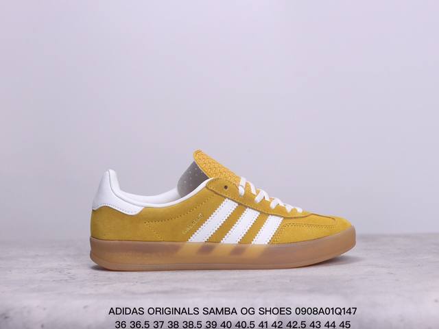 阿迪达斯 德训鞋 Adidas Originals Samba Og Shoes 经典运动鞋小白鞋 T头鞋 男女鞋 彰显休闲摩登风情的时尚经典鞋。它诞生于50年